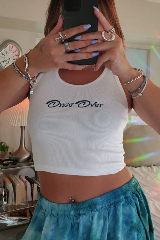 Once Over Tank - Blue