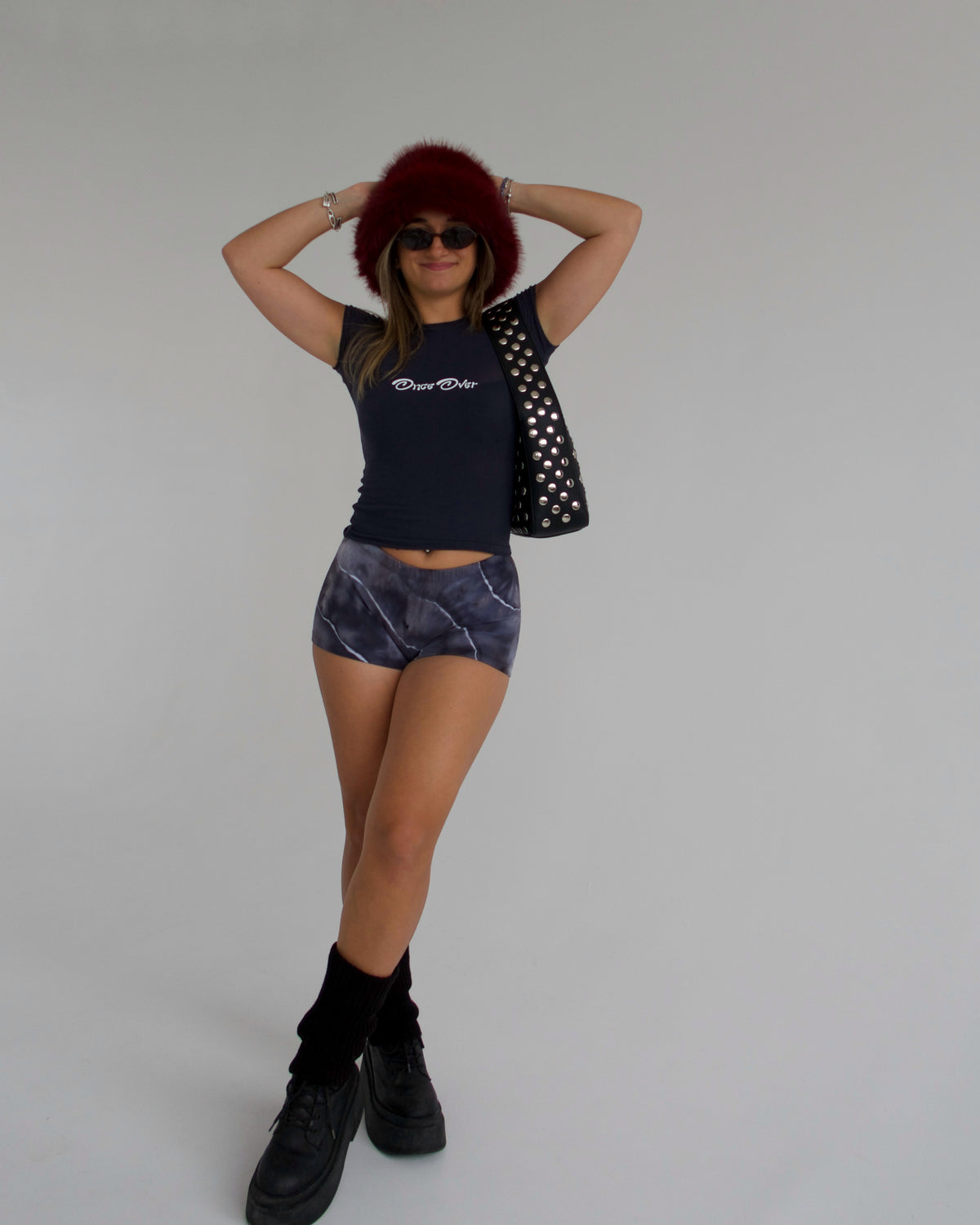 Black Once Over Tee