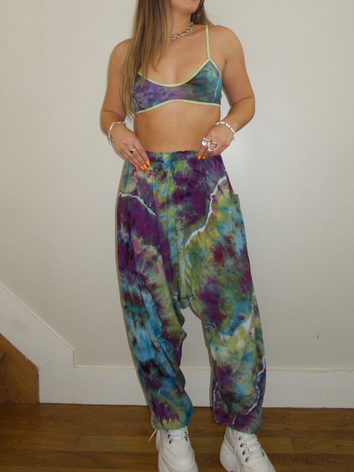 Midnight Hex Harem Pants