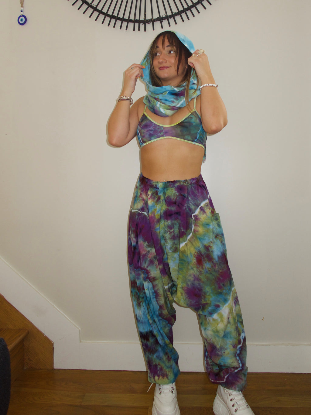 Midnight Hex Harem Pants