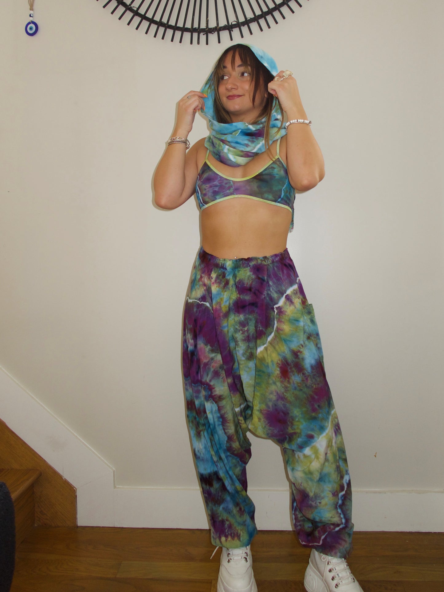 Midnight Hex Harem Pants