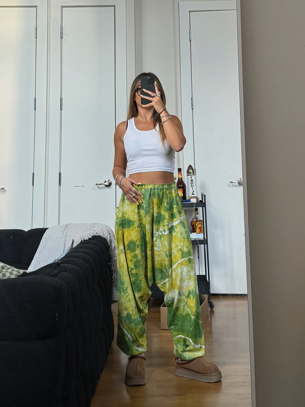 Serpentine Harem Pants