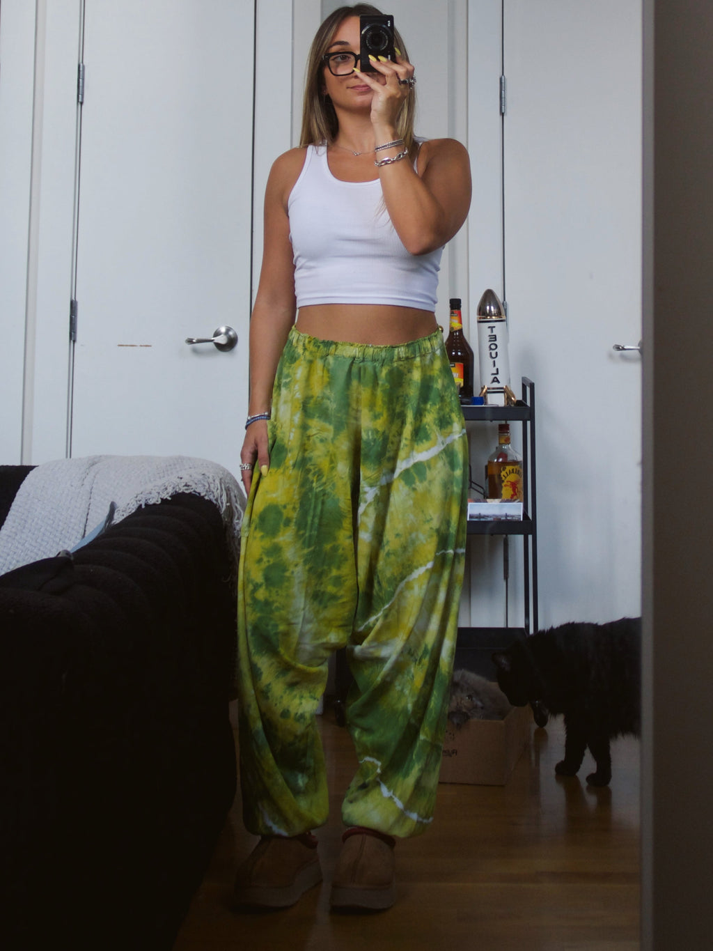 Serpentine Harem Pants