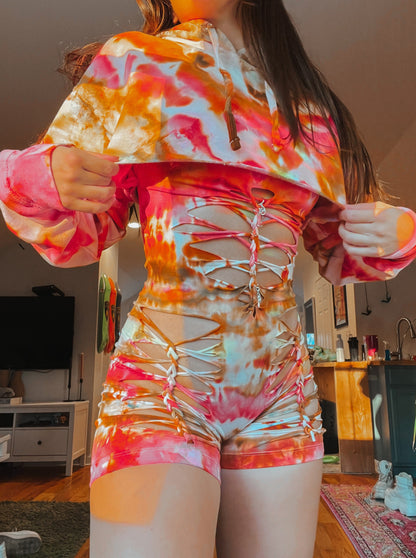 Gemstone Cropped Hoodie